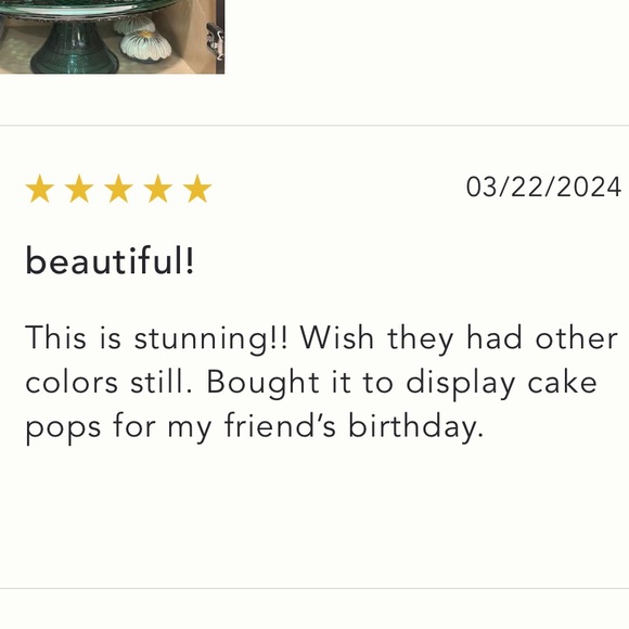 SPECIAL PRICING 🔥 Adley pink cake stand - Picture 5 of 9